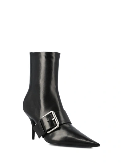 Shop Balenciaga Boots In Black / Silver