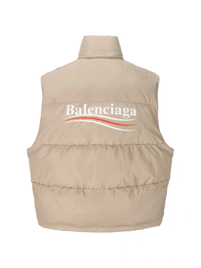 Shop Balenciaga Jackets In Beige