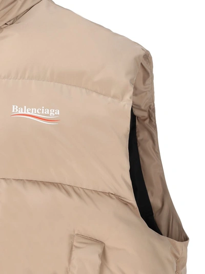 Shop Balenciaga Jackets In Beige
