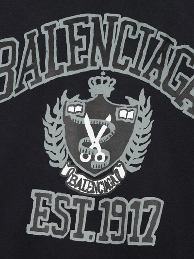 Shop Balenciaga Jerseys In Washed Black/black
