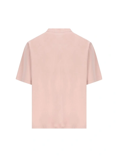 Shop Balenciaga T-shirt And Polo In Light Pink/white