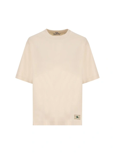 Shop Burberry T-shirts And Polos In Soap