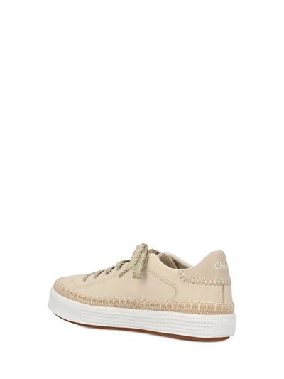 Shop Chloé Sneakers In Pearl