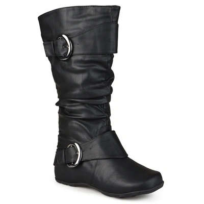 Journee Collection Journee Women's Extra Wide Calf Paris Boot In Black