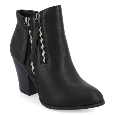 Shop Journee Collection Collection Women's Vally Bootie In Black