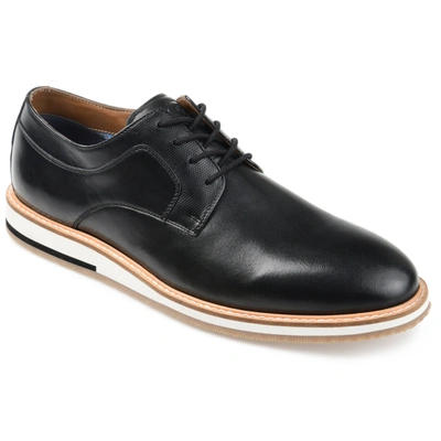 Shop Thomas & Vine Glover Wide Width Plain Toe Derby In Black