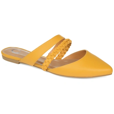 Shop Journee Collection Collection Women's Tru Comfort Foam Olivea Mule In Yellow