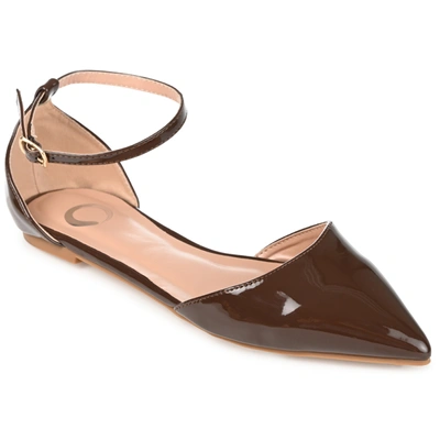 Journee Collection Reba Flat In Brown