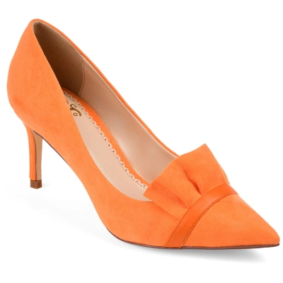 Shop Journee Collection Collection Women's Marek Pump In Orange