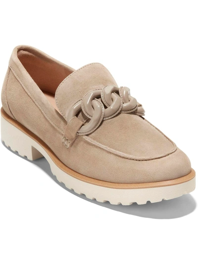 Shop Cole Haan Geneva Womens Suede Slip-on Loafers In Multi