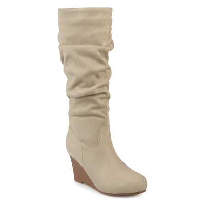 Shop Journee Collection Collection Women's Wide Calf Haze Boot In White