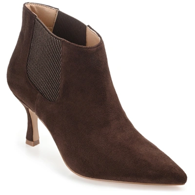 Shop Journee Collection Collection Women's Tru Comfort Foam Elitta Bootie In Brown