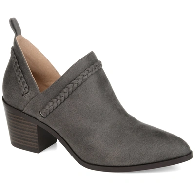 Shop Journee Collection Collection Women's Sophie Bootie In Grey