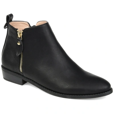Journee Collection Journee Ellis Round Toe Bootie In Black