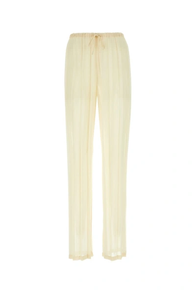 Dries Van Noten Pantalone In Offwhite