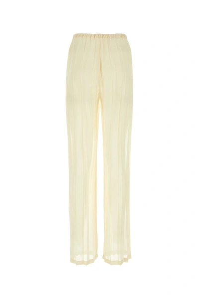 Dries Van Noten Pantalone In Offwhite