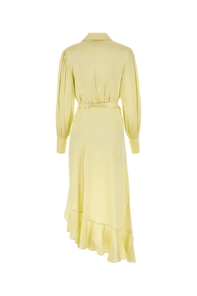 Shop Zimmermann Dress In Lemon