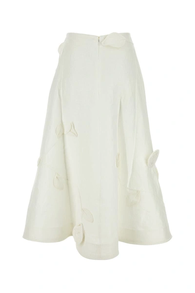 Shop Zimmermann Skirts In Ivory