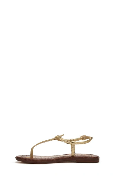 Shop Sam Edelman Gigi Sandal In Amber Gold