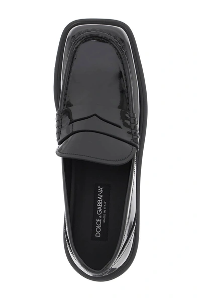 Shop Dolce & Gabbana Patent Leather Mocassins