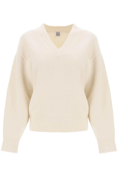 Shop Totême Toteme Wool And Cashmere Sweater