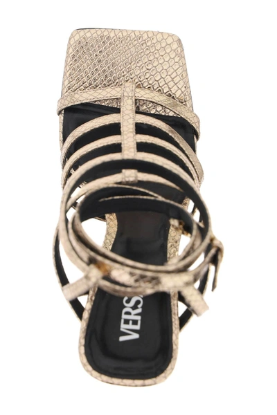 Shop Versace Lycia Structure Sandals