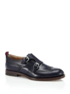 GUCCI Strand Leather Monk Straps