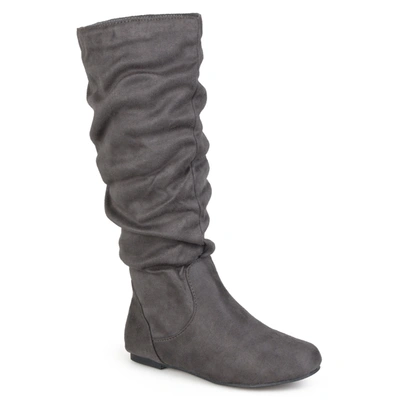 Shop Journee Collection Collection Women's Rebecca-02 Boot In Grey