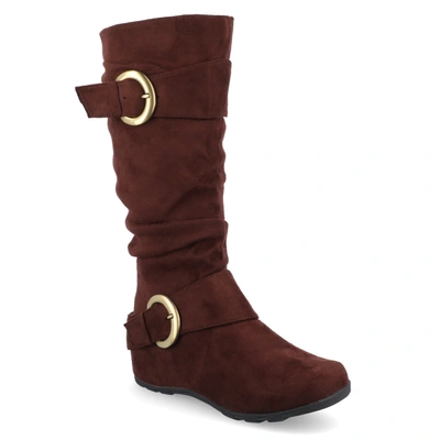 Shop Journee Collection Collection Women's Jester-01 Boot In Brown