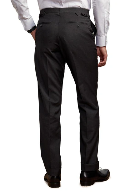 Ralph Lauren Gregory Hand Tailored Wool Serge Suit In Charcoal