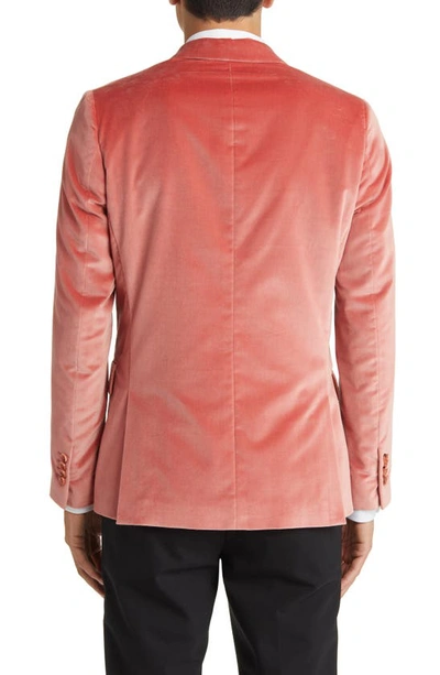 Shop Paul Smith Tailored Fit Cotton Sport Coat In Coral