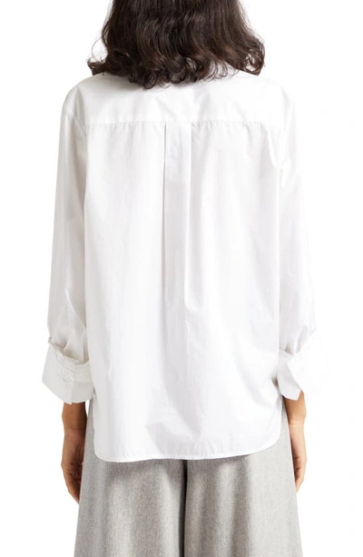 Shop Twp Boyfriend Button-up Shirt In White
