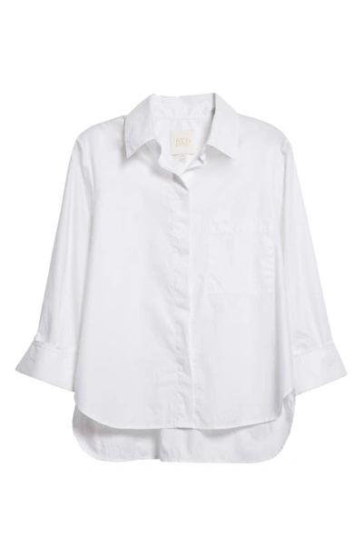Shop Twp Boyfriend Button-up Shirt In White