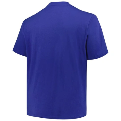 Shop Fanatics Branded Blue/orange New York Knicks Big & Tall Short Sleeve & Long Sleeve T-shirt Set