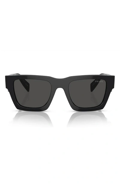 Shop Prada 50mm Pillow Sunglasses In Black