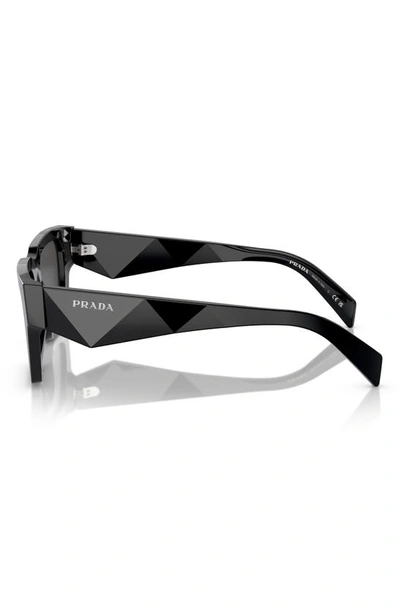 Shop Prada 50mm Pillow Sunglasses In Black