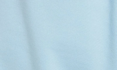 Shop Versace 1978 Re-edition Logo Cotton Sweat Shorts In Pale Blue/ Bianco