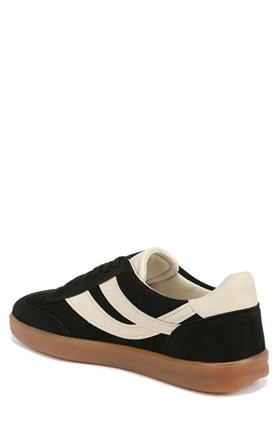 Vince Men's Oasis-m Suede And Leather Low-top Sneakers In Black