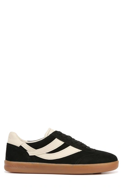 Vince Men's Oasis-m Suede And Leather Low-top Sneakers In Black