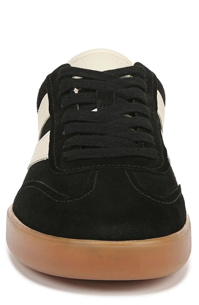 Vince Men's Oasis-m Suede And Leather Low-top Sneakers In Black