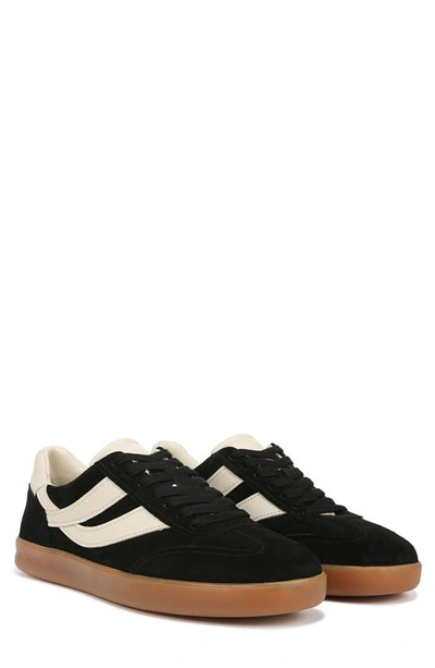 Vince Men's Oasis-m Suede And Leather Low-top Sneakers In Black