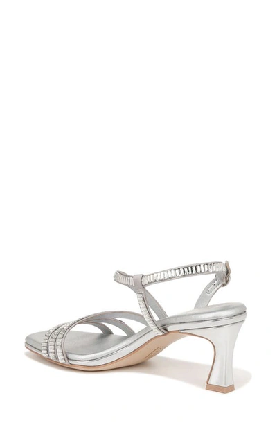 Shop Naturalizer Galaxy Slingback Sandal In Silver Fabric