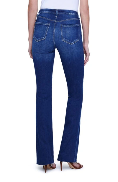 Shop L Agence Ruth Raw Hem Straight Leg Jeans In Carson