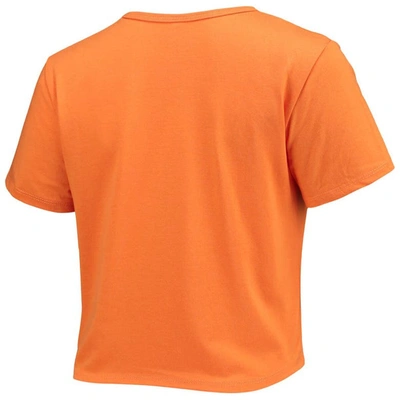 Shop Zoozatz Tennessee Orange Tennessee Volunteers Core Laurels Cropped T-shirt