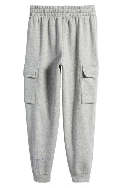 Shop Nike Kids' Sportswear Club Fleece Joggers In Grey Htr/ Base Grey/ White