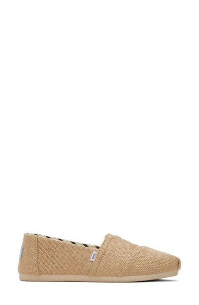 Shop Toms Classic Alpargata Slip-on In Natural