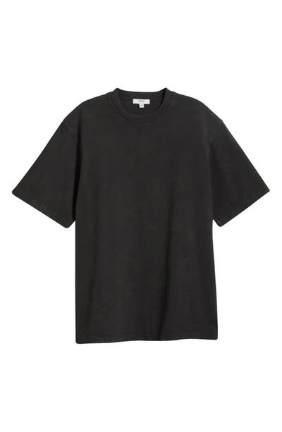 Shop Agolde Asha Oversize Mock Neck T-shirt In Fracture