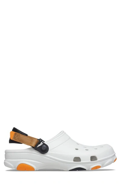 Crocs Classic Clog Beach Unisex White Sandals In White/ Multi