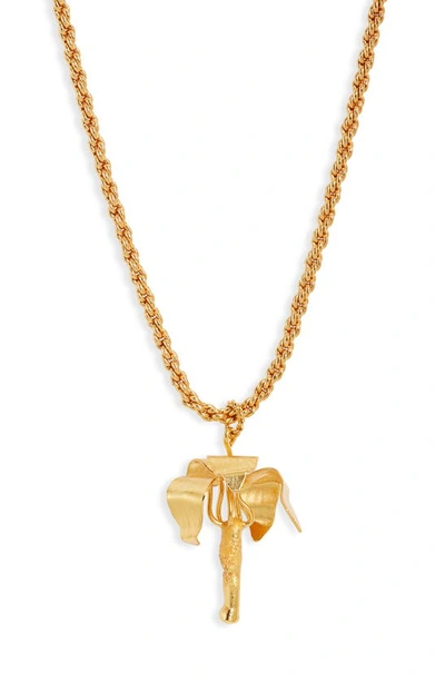 Shop Crisobela Jewelry Wild Romanticism Necklace In Gold