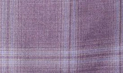 Shop Peter Millar Tailored Fit Plaid Wool Sport Coat In Purple